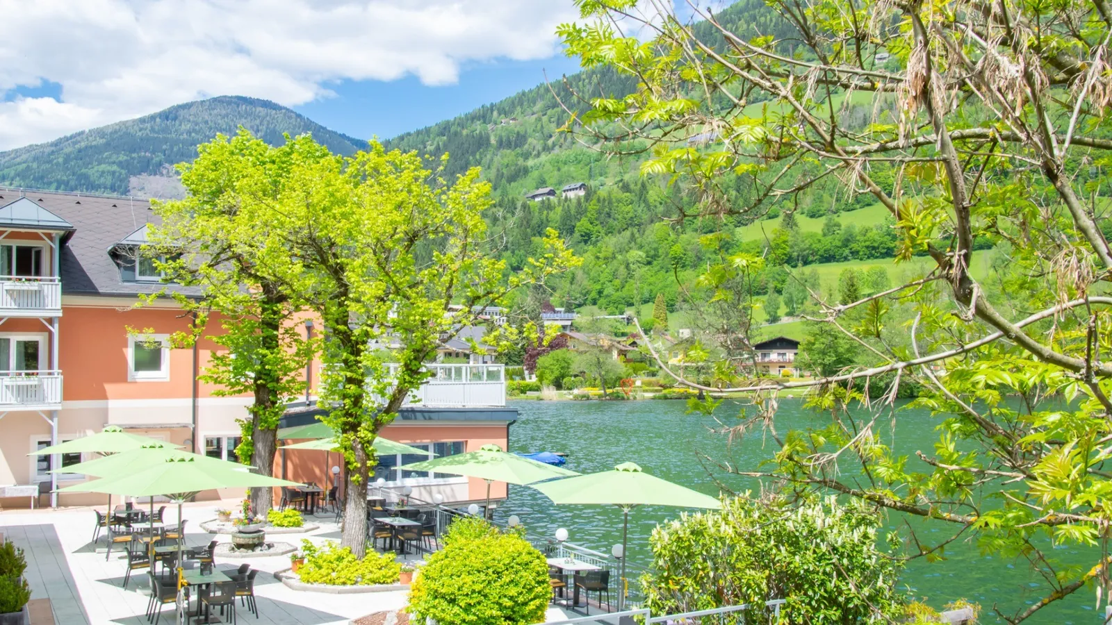 Terrace with a view of Lake Brennsee