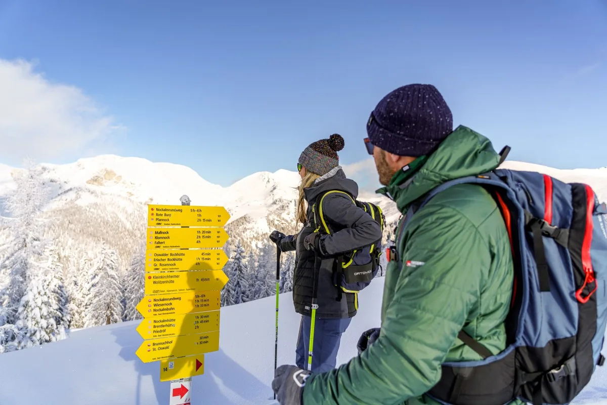 Schneeschuhwandern in den Nockbergen