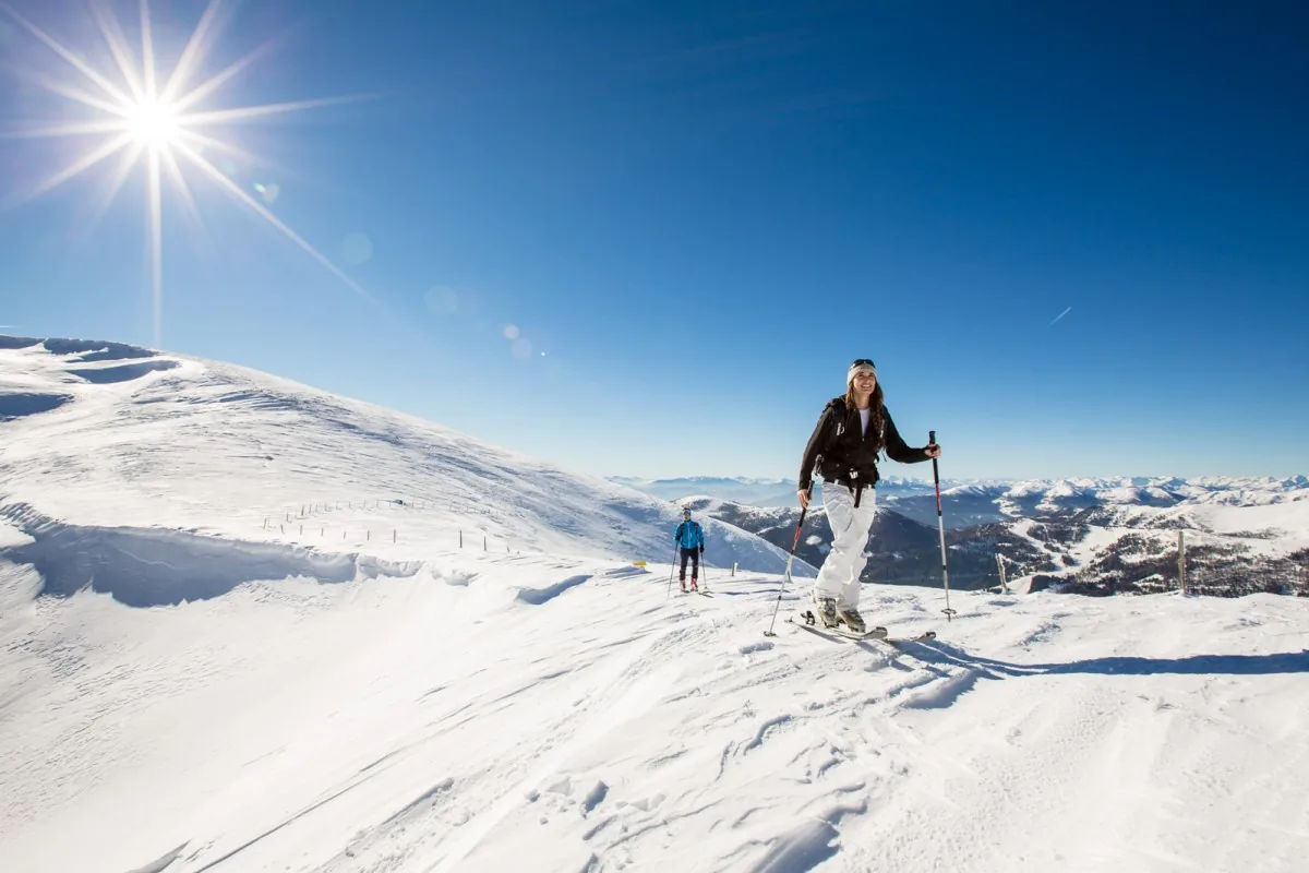 Skifahren in den Nockbergen